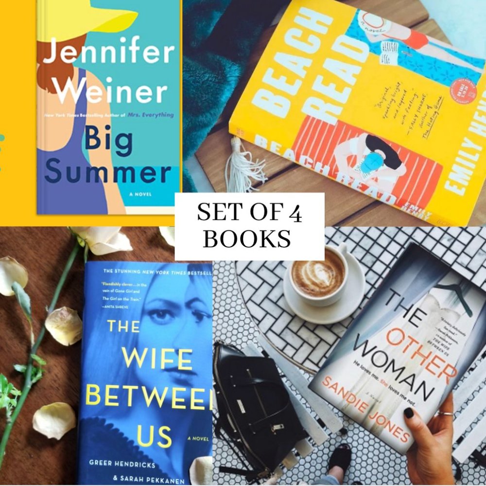 SOLD - SET OF 4 Summer Book Bundle